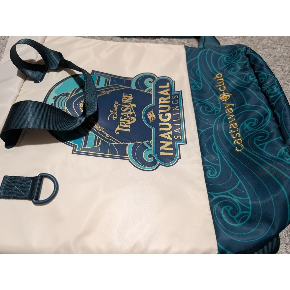 Disney Cruise Line Treasure Inaugural‎ Sailing Castaway Club Bag Cooler Backpack